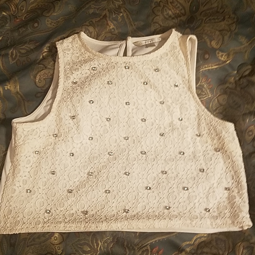 Lauren Conrad crop top with studs